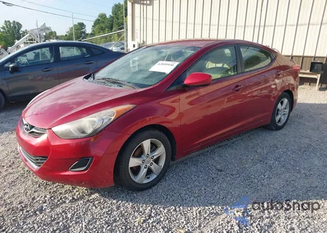 2011 Hyundai Elantra Gls (Ulsan Plant) from USA, damaged, VIN KMHDH4AE7BU097569